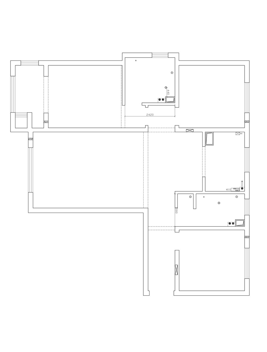 保定市裝修案例國(guó)宅西院 現(xiàn)代輕奢